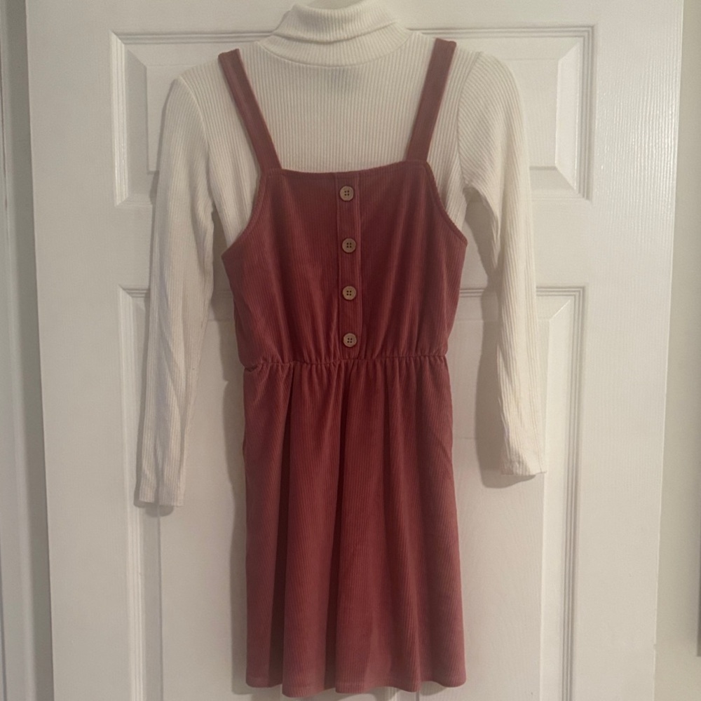 Forever 21 Kids Matching Set in White and Rust